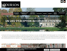 Tablet Screenshot of domaine-de-courson.fr